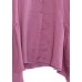 Classy linen Blouse Fashion Batwing Sleeve Comfortable Solid Color T-Shirt